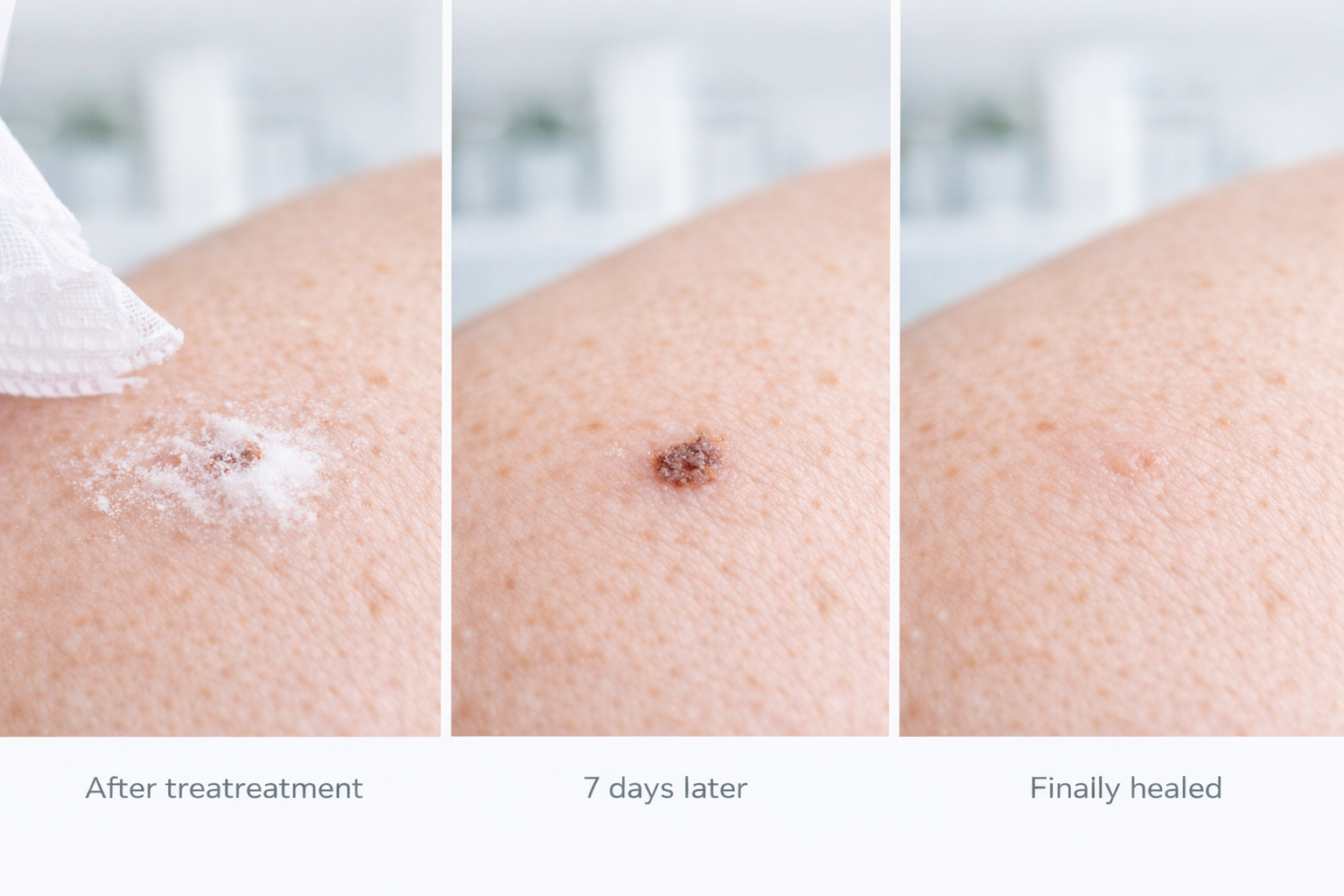 Illustration of skin care